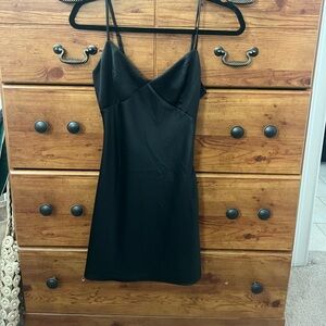 Black Spaghetti Strap Dress